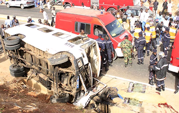 URGENT : 19 MORTS DANS UN ACCIDENT ENTRE SAINT-LOUIS ET LOUGA