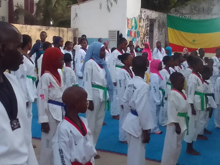 Kolda : Sport Taekwondo, Passation de grade a la ligue regionale