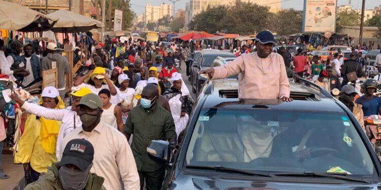 Kolda : Mamadou Lamine Diallo dans le cadre de sa campagne ; Le modèle démocratique de notre pays doit être défendu